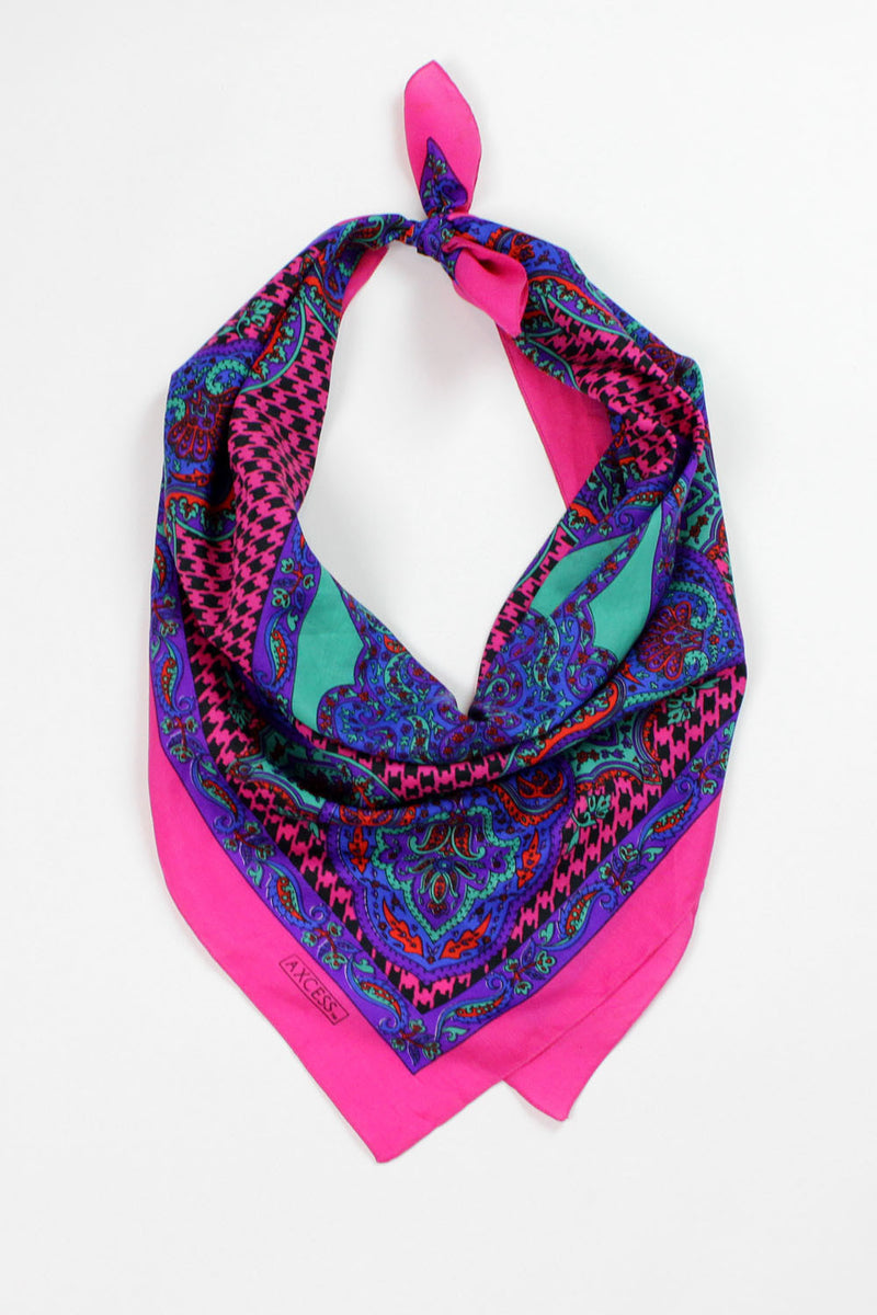 Pink peak scarf