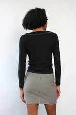 Sonia Rykiel Ruffle Neck Sweater S/M