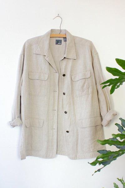 olun linen brend jacket Msize アイボリー Liz Linen Jacket M/L – OMNIA