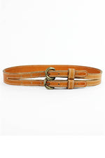 Double Trouble Leather Belt