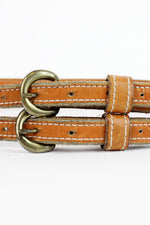 Double Trouble Leather Belt