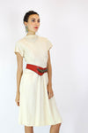 1940s Jonathan Logan Linen Dress XS