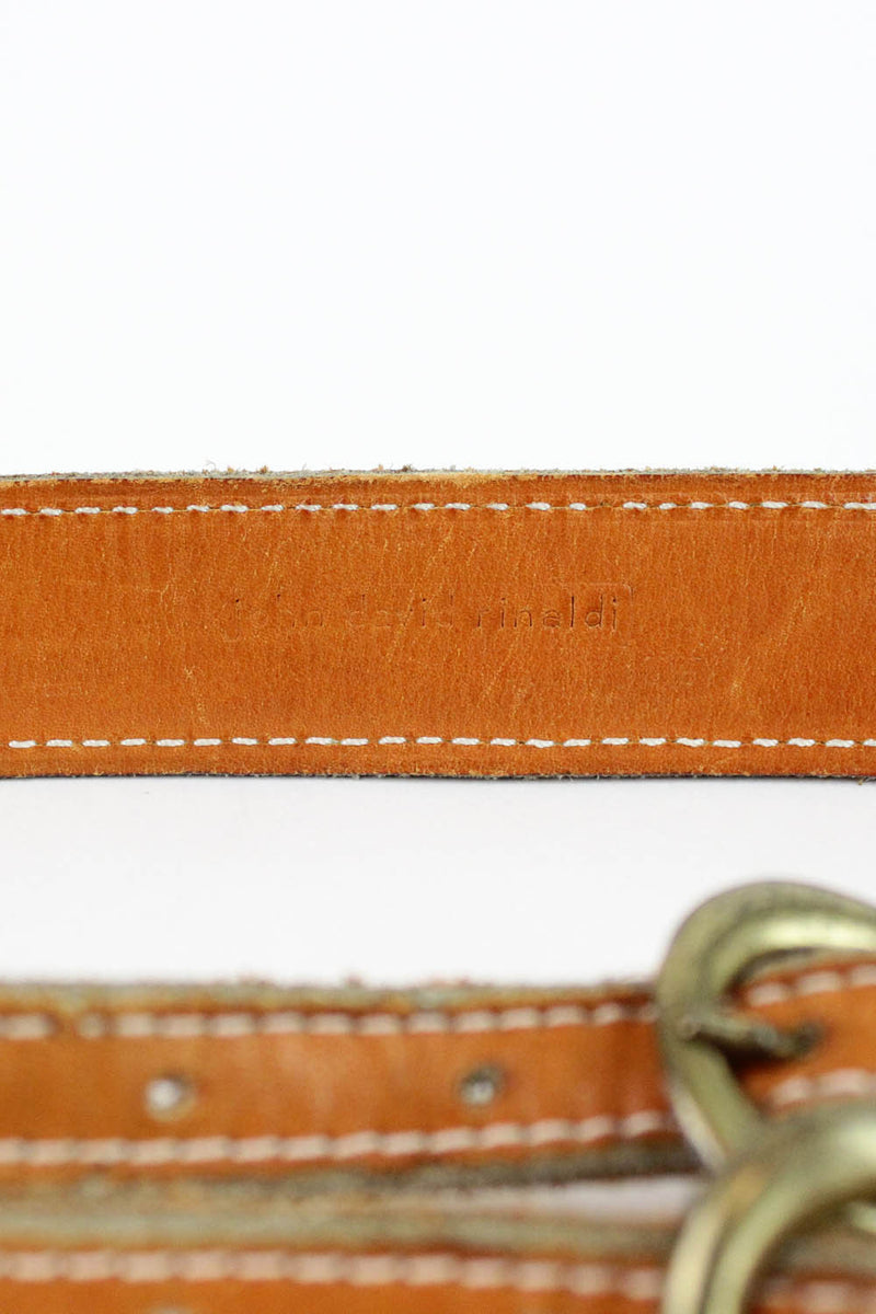 Double Trouble Leather Belt