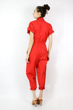 Red Rosie Jumpsuit S