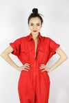Red Rosie Jumpsuit S
