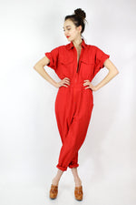Red Rosie Jumpsuit S