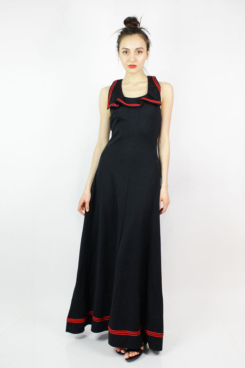 Maritime Maxi Dress XS