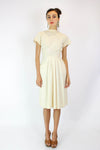 1940s Jonathan Logan Linen Dress XS
