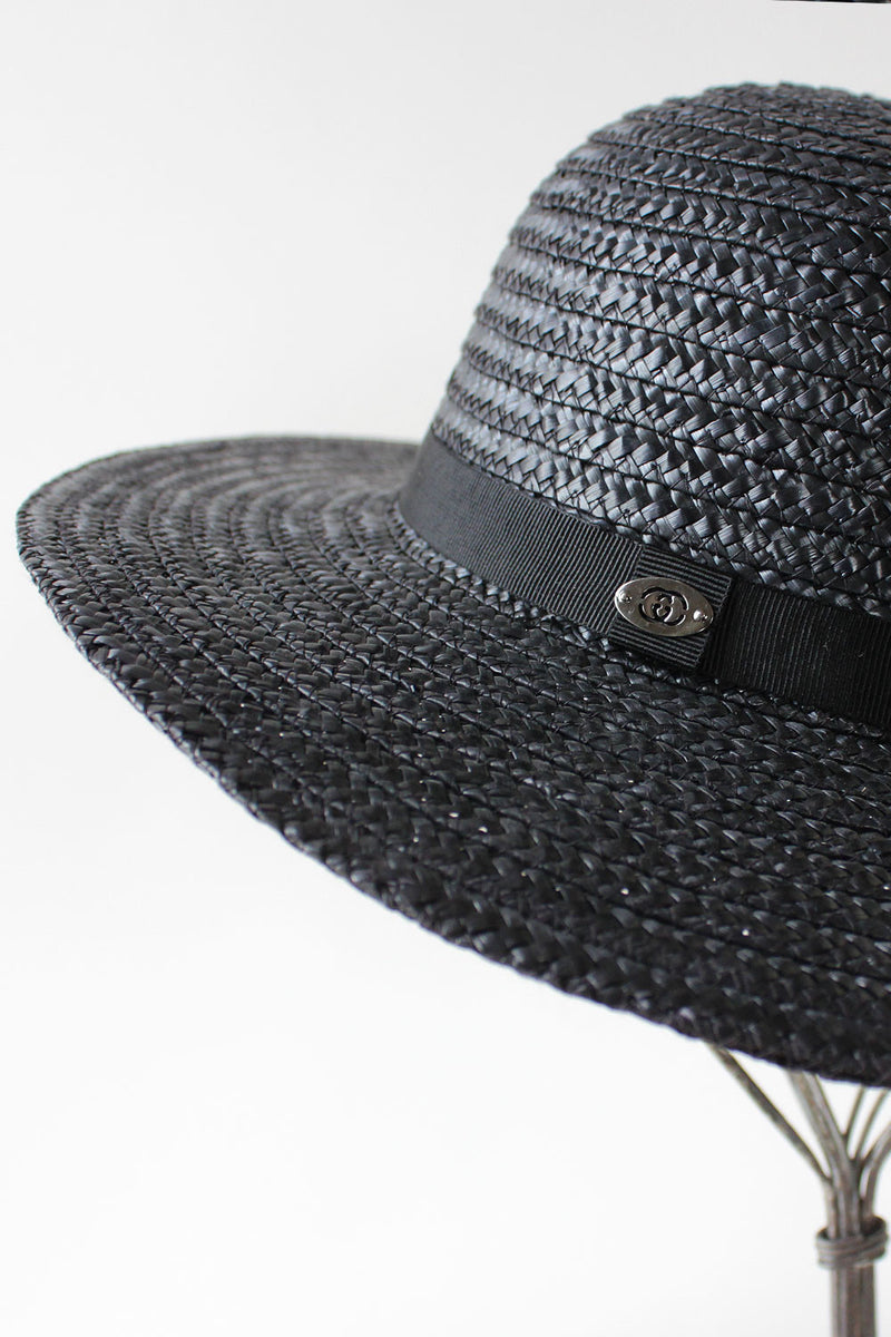 Gucci Black Straw Hat
