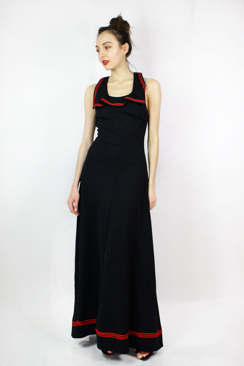 Maritime Maxi Dress XS