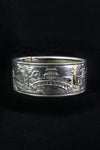 Oriental Scenic Silver Bracelet