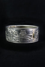 Oriental Scenic Silver Bracelet
