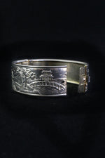 Oriental Scenic Silver Bracelet
