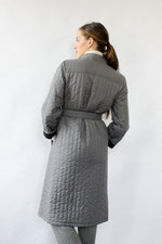 Reversible Quilted Trench Coat XS/S
