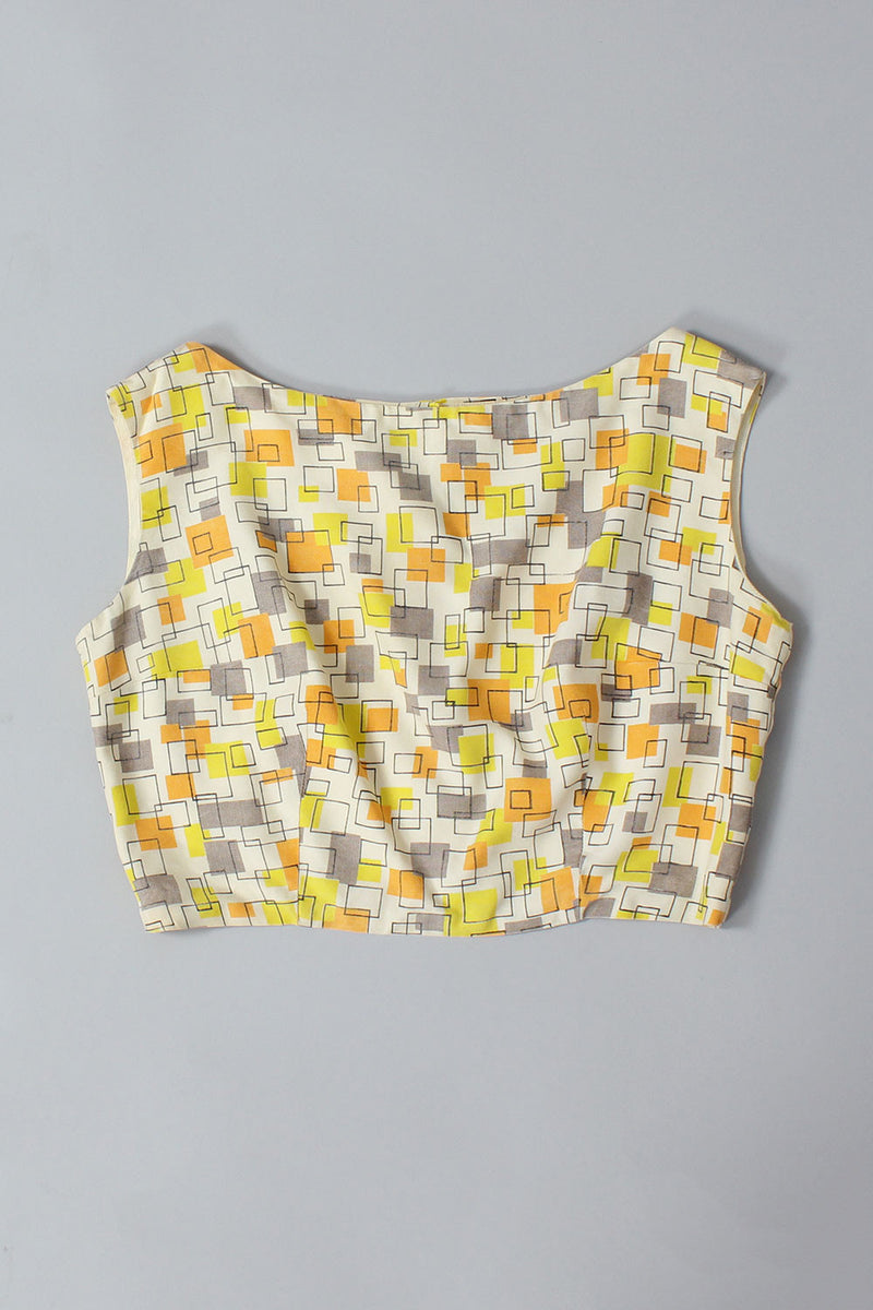 50s Popsicle Crop Top L