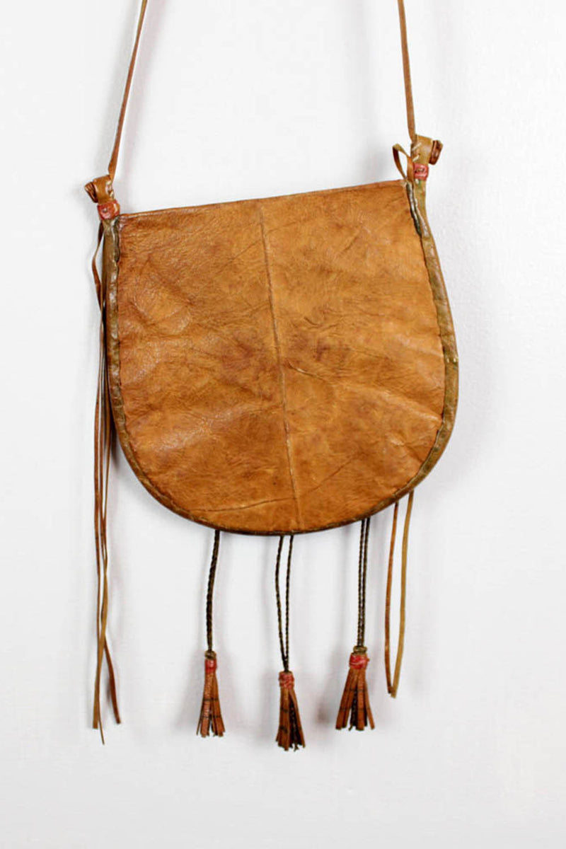 tribal tassel pouch