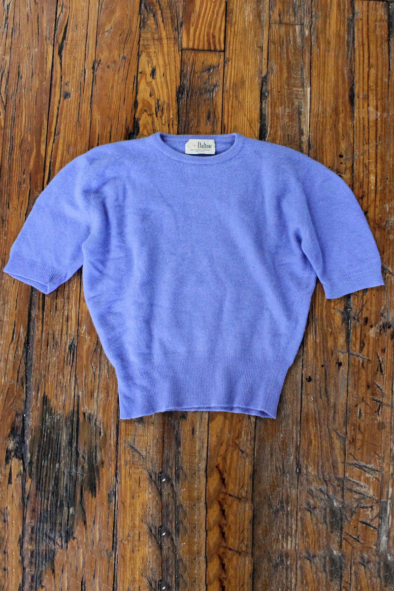 Dalton Periwinkle Cashmere Top XS/S