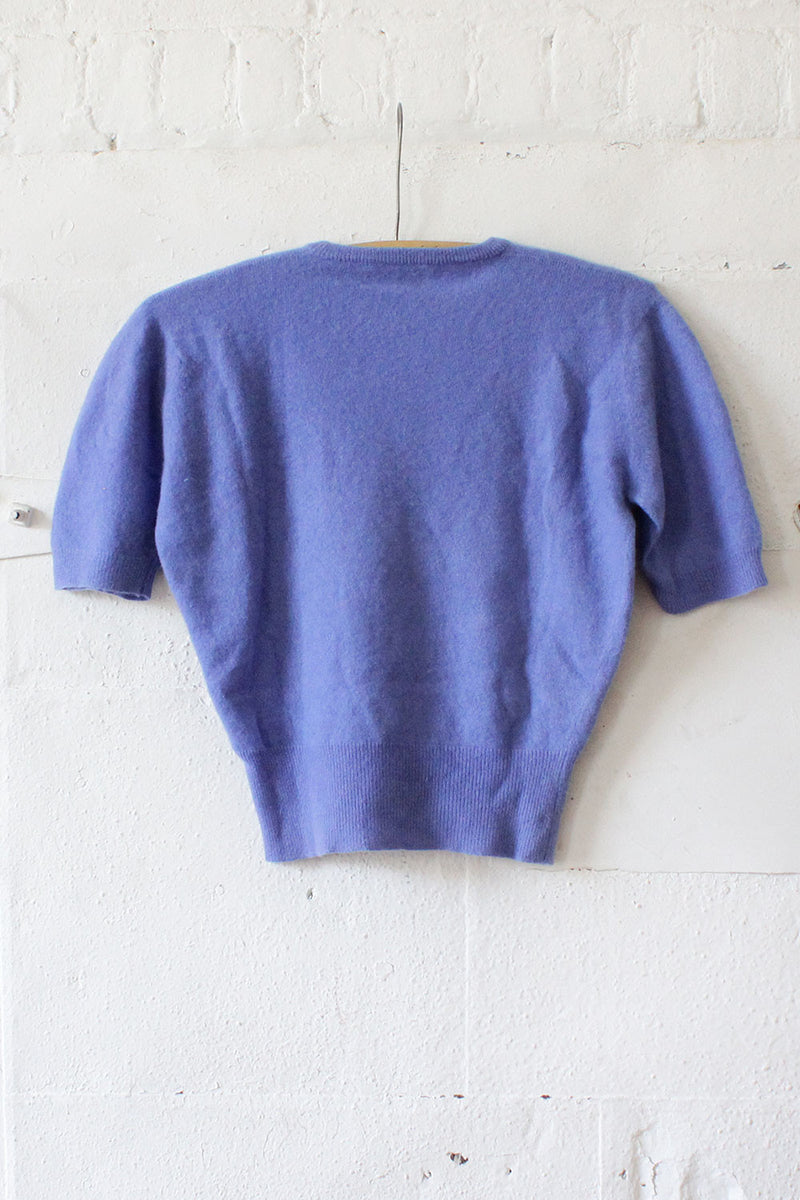 Dalton Periwinkle Cashmere Top XS/S