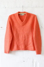 Cozy Coral Fluffy Sweater S/M