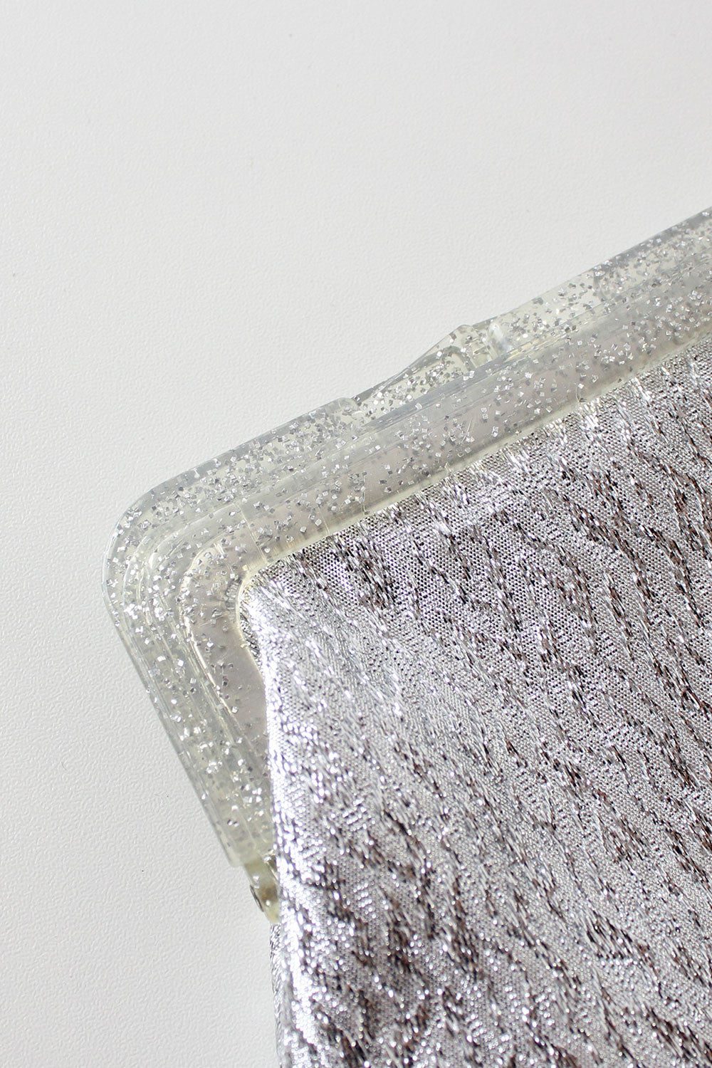 Glitterati Silver Pouch