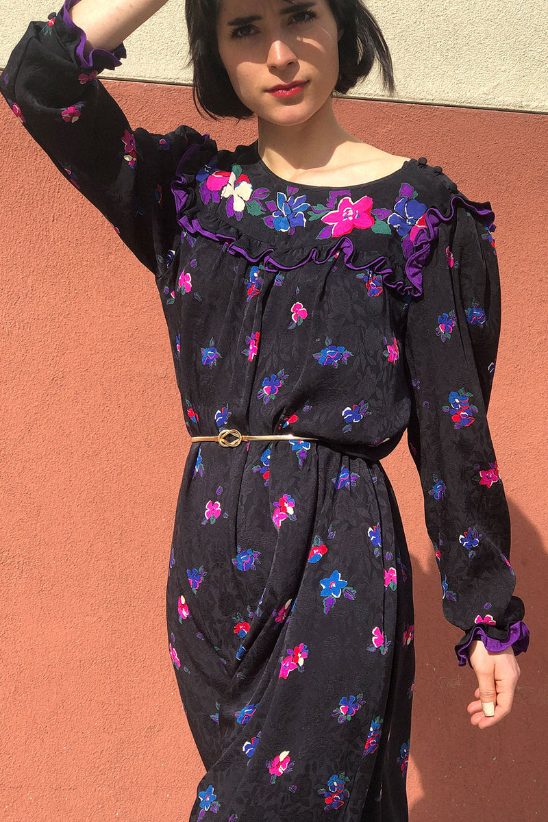Mary McFadden Silk Floral S-L