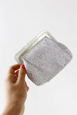 Glitterati Silver Pouch
