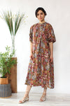 Antiqued Rose Smock Dress XS-M