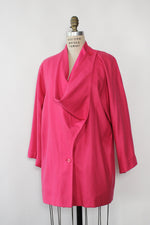 Hot Pink Coveri Drape Jacket XS-M