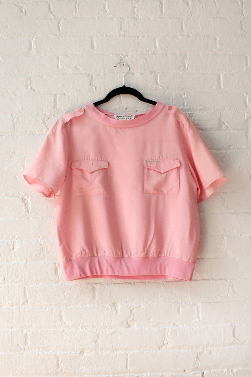 Vanderbilt Pink Silk Sport Tee M/L