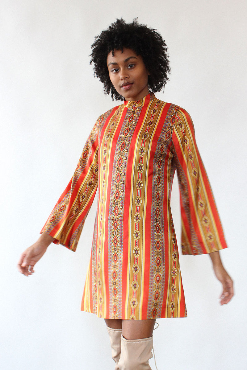 Janis Paisley Flare Dress S/M