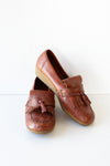 Kinney Fringe Wedge Loafers 8 1/2