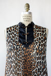 Leopard Mandarin Chemise S/M