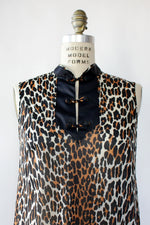 Leopard Mandarin Chemise S/M