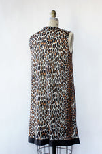 Leopard Mandarin Chemise S/M