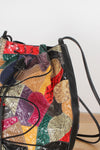 Snakeskin Collage Bucket Bag