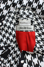 Saks Graphic Houndstooth Jacket S