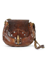 60s Tooled Toggle Bag (As Is)