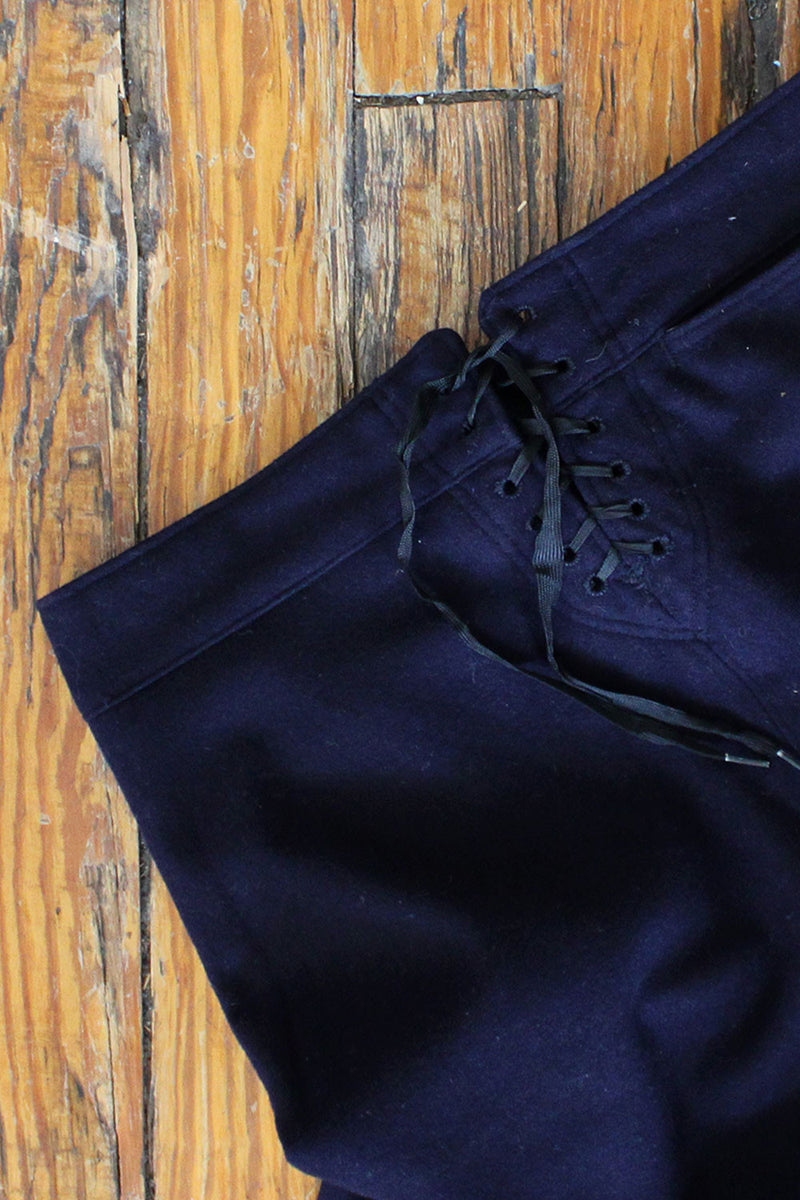 1960s Wide Leg Sailor Pants S/M