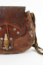 60s Tooled Toggle Bag (As Is)