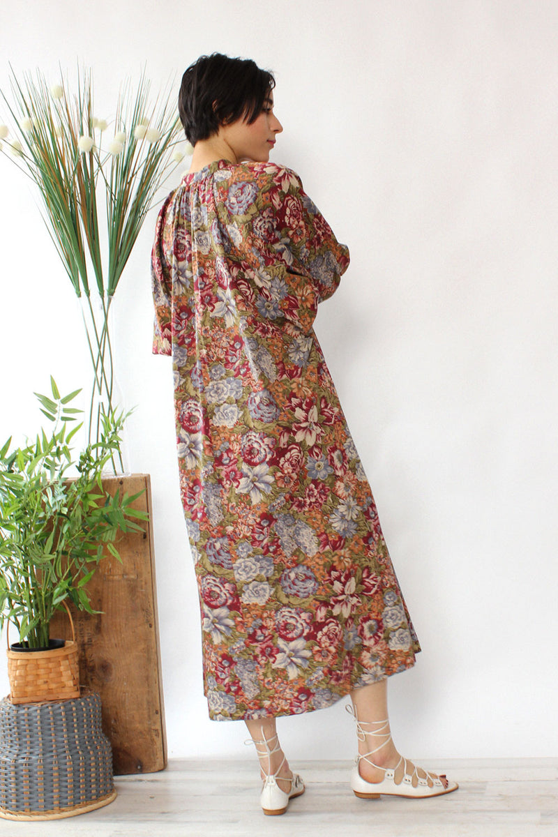 Antiqued Rose Smock Dress XS-M