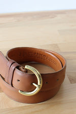 Coach British Tan Leather Belt