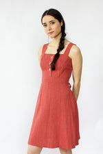 Rust Red 70s Jumper Dress S/M