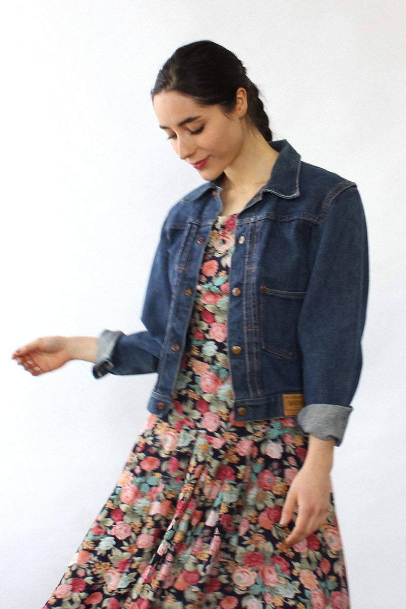 Sears Denim Patch Jacket S/M