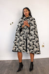 Lilli Ann Modernist Cape Dress Ensemble L