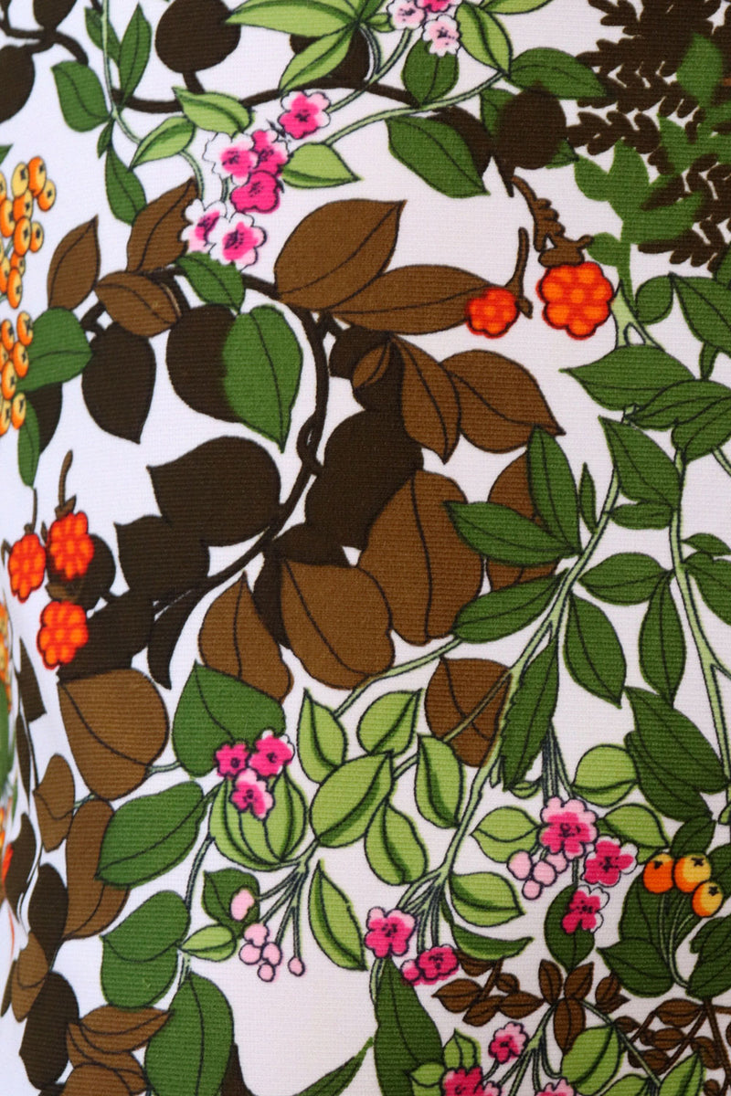 Tropical Berry Print Dress M/L