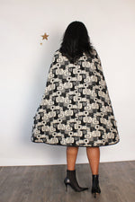 Lilli Ann Modernist Cape Dress Ensemble L