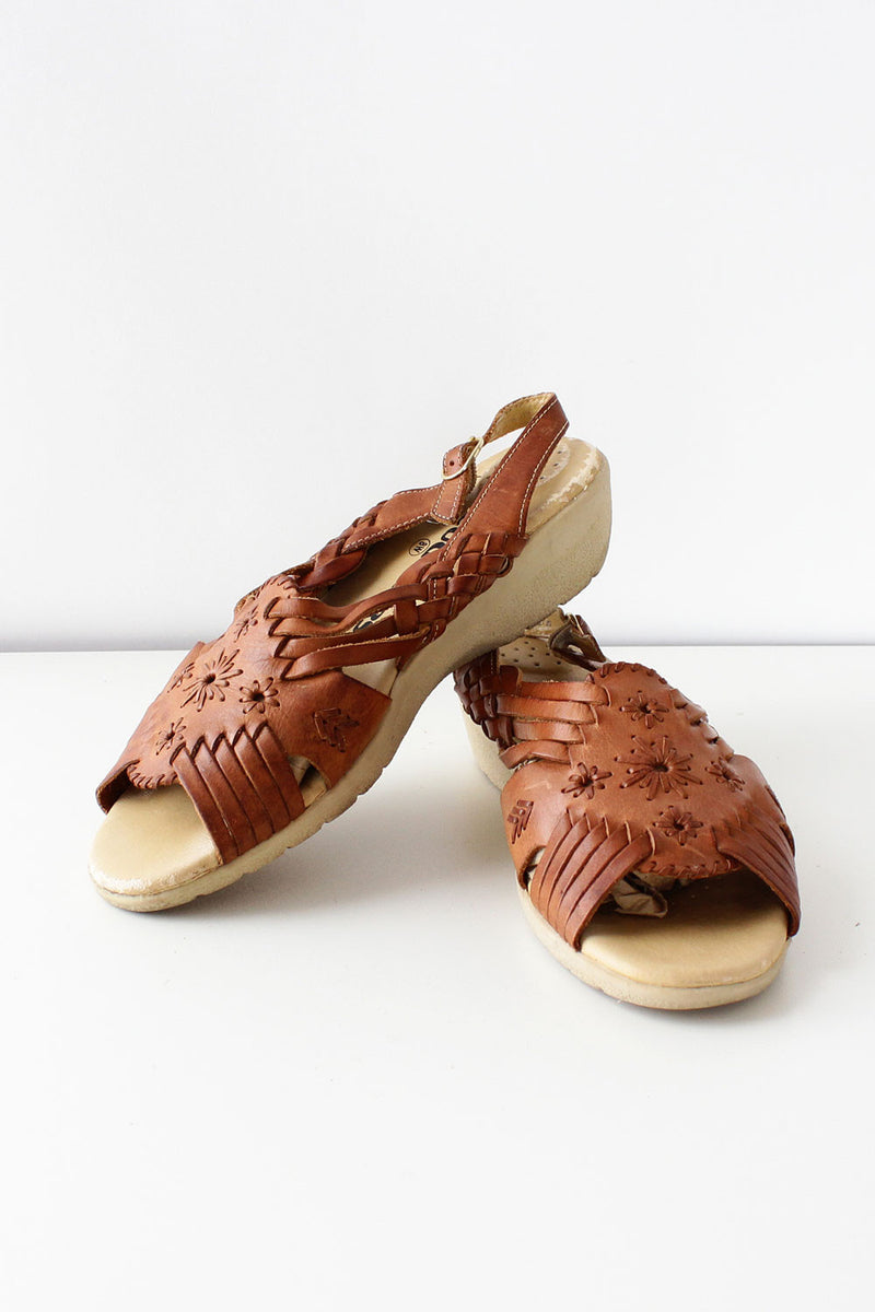 Cobbie Huarache Wedge Sandals 8