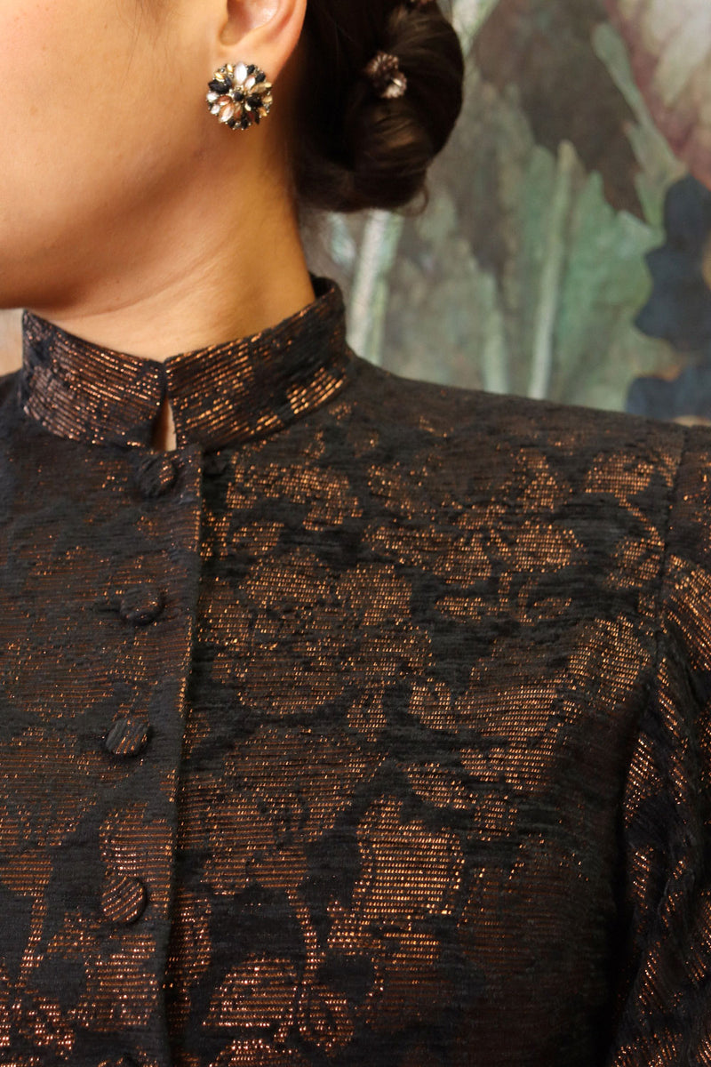 Hanae Mori Brocade Wing Jacket M