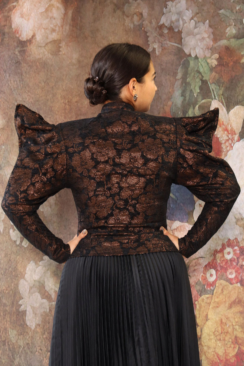 Hanae Mori Brocade Wing Jacket M