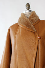 Honey Shearling Coat XS-S/M